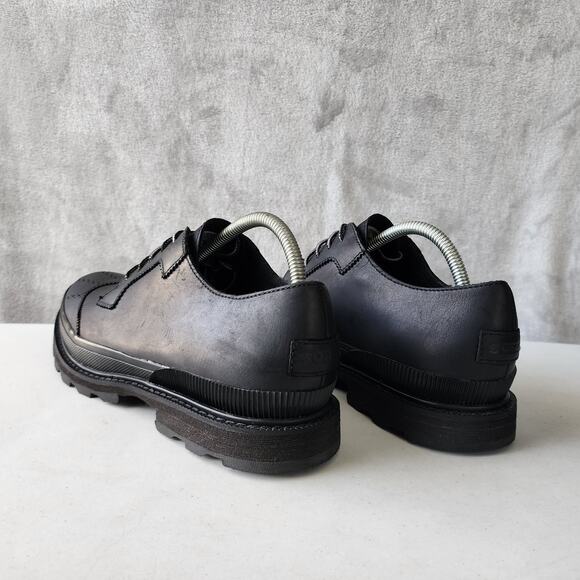Sorel Waterproof Shoes Mens Size 9.5 Black Leather Wingtip Oxford Madson - Picture 9 of 12